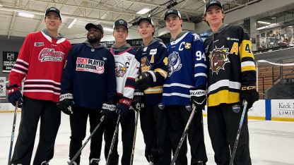 NHL Draft Top Prospect Youth Hockey Clinic big hit