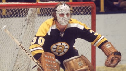 Gerry Cheevers iconic stitches