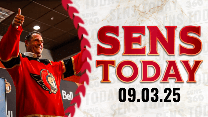 Sens Today: Sens Kick Off The Season With Media Event