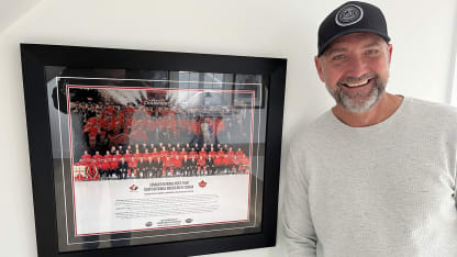 Pete De Boer with CAN 4 Nations plaque