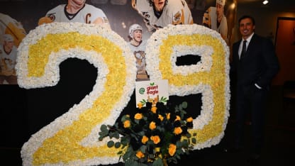 Pittsburgh Penguins install flower decorations for Marc Andre Fleury