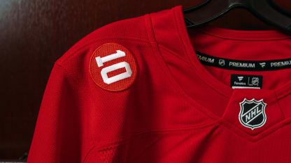 Detroit Red Wings jersey patch Alex Delvecchio