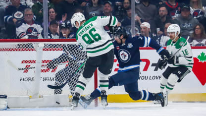 Dallas Stars Winnipeg Jets game recap October 9 2025
