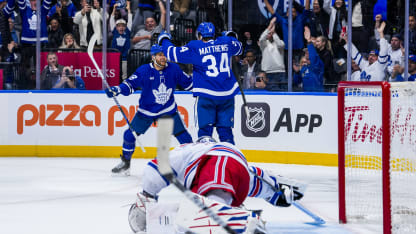 New York Rangers Toronto Maple Leafs game recap October 16 2025