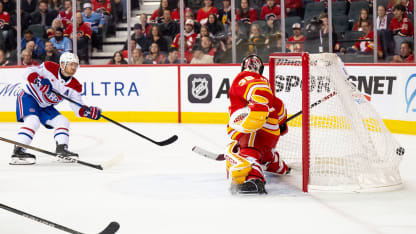 Montreal Canadiens Calgary Flames game recap October 22 2025