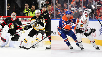 NHL nationally televised games for week of October 27