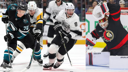 Veckans tre svenska stjärnor i NHL William Eklund Adrian Kempe Linus Ullmark