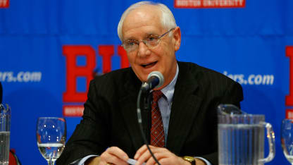 Jack Parker HHOF BU retirement press conference 2013