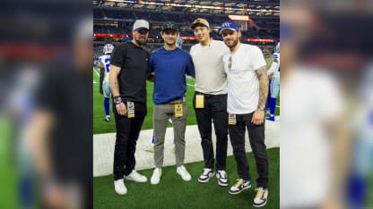 Stars players attend NFL game 2027 Stadium Series announcement