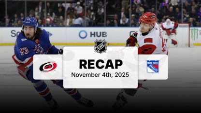 Spielbericht: CAR 3, NYR 0