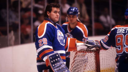 Reaugh in Oilers uniform