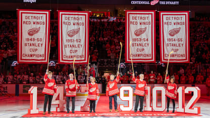 Red Wings celebrate The Dynasty