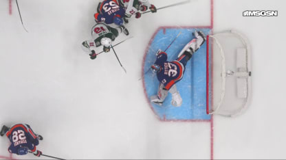 MIN@NYI: Rittich with a great save against Danila Yurov