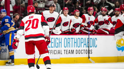 Aho snaps in game opener