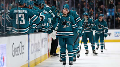 Celebrini elevates a wrister