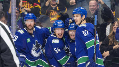 DeBrusk breaks the ice