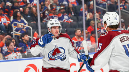 COL@EDM: Brindley scores goal against Stuart Skinner