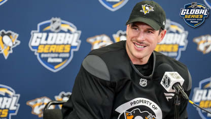 Sidney Crosby y Penguins listos para la Global Series en Suecia