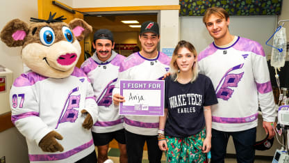 Gallery: 2025-26 Canes Visit UNC Children's Hospital