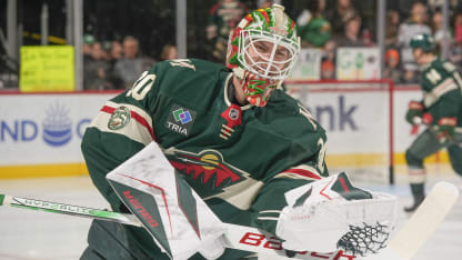 Jesper Wallstedt höll andra raka nollan för Minnesota Wild