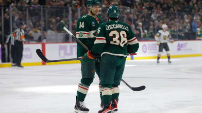 Eriksson Ek opens with a wrister