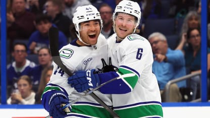 VAN@TBL: Sherwood scores PPG against Jonas Johansson