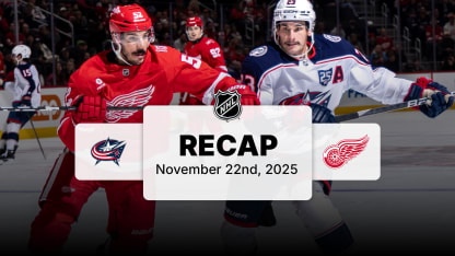 Spielbericht: DET 4, CBJ 3 – F/OT