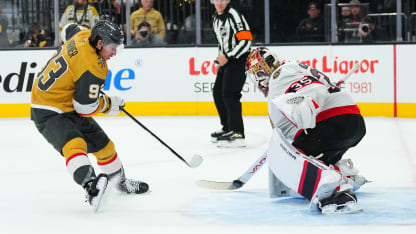 Ottawa Senators Vegas Golden Knights game recap November 26 2025