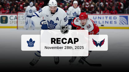 TOR at WSH | Recap