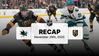 SJS at VGK | Recap