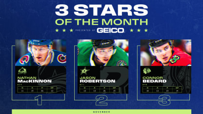 3 Stars of the Month Nov 2025