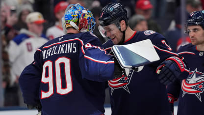 Merzlikins propels Blue Jackets to victory with 100th career win in shootout