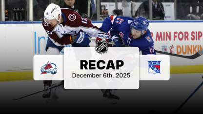 COL at NYR | Recap