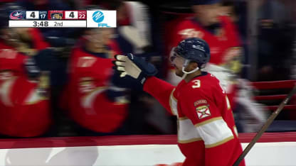 CBJ@FLA: Jones scores PPG against Elvis Merzlikins