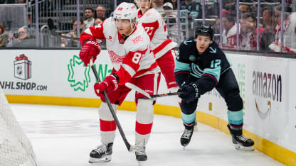 Detroit Red Wings Seattle Kraken game recap December 6 2025