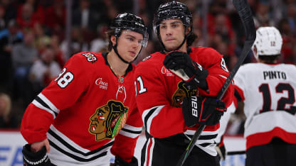 Connor Bedard Frank Nazar Nazar have developed strong bond with Chicago Blackhawks