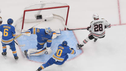 CHI@STL: Burakovsky scores goal against Joel Hofer