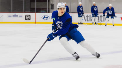 liam ohgren VAN morning skate