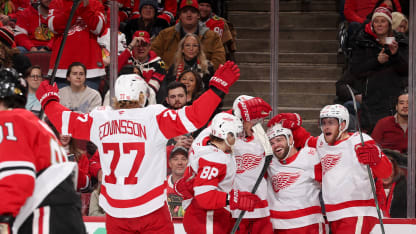 DeBrincat tips-in game opener