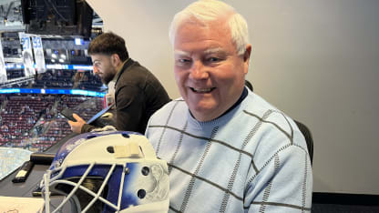 Joe Bowen with custom mask