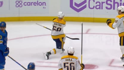 NSH@STL: Bunting scores goal against Joel Hofer