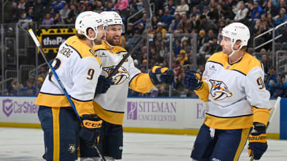 Forsberg's 11th career hat trick