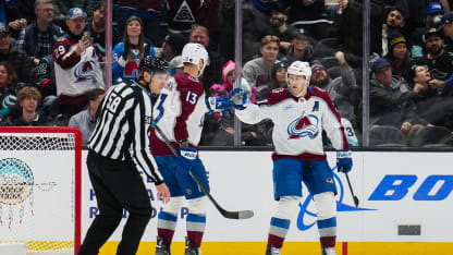 Nathan MacKinnon with a Goal vs. Seattle Kraken