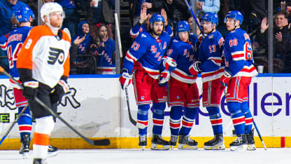 Philadelphia Flyers New York Rangers game recap December 20 2025