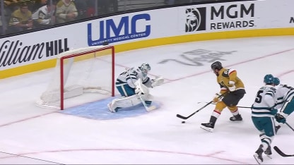 SJS@VGK: Stone scores goal against Alex Nedeljkovic