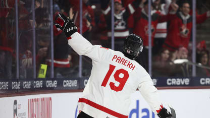 Zayne Parekh of Flames heating up for Canada at World Juniors