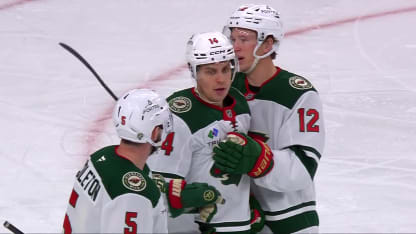 MIN@VGK: Eriksson Ek scores goal against Carter Hart