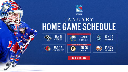 January Game Schedule