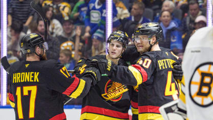 Pettersson deflects it five-hole