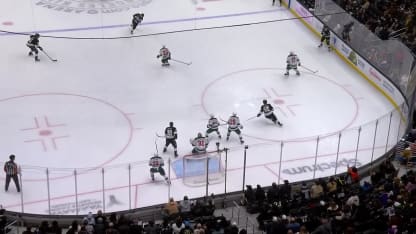 Foegele drills in opening goal